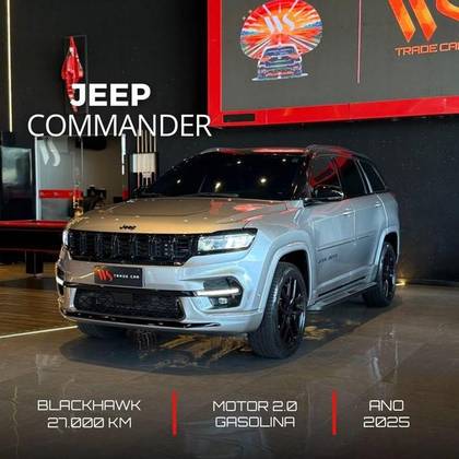 JEEP COMMANDER 2.0 HURRICANE 4 TURBO GASOLINA BLACKHAWK AT9 JEEP COMMANDER 2.0 HURRICANE 4 TURBO GASOLINA BLACKHAWK AT9